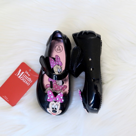 Disney Minnie Mouse Jelly Mary Jane Girls Shoes - Picture 8 of 8